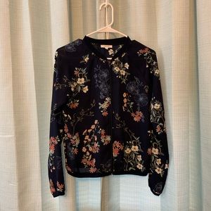 NEVER WORN LIGHTWEIGHT SHEER BOMBER